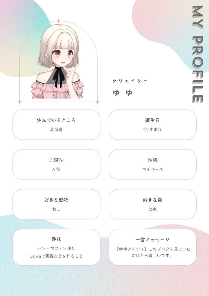 ゆゆアイデイ-プロフィール